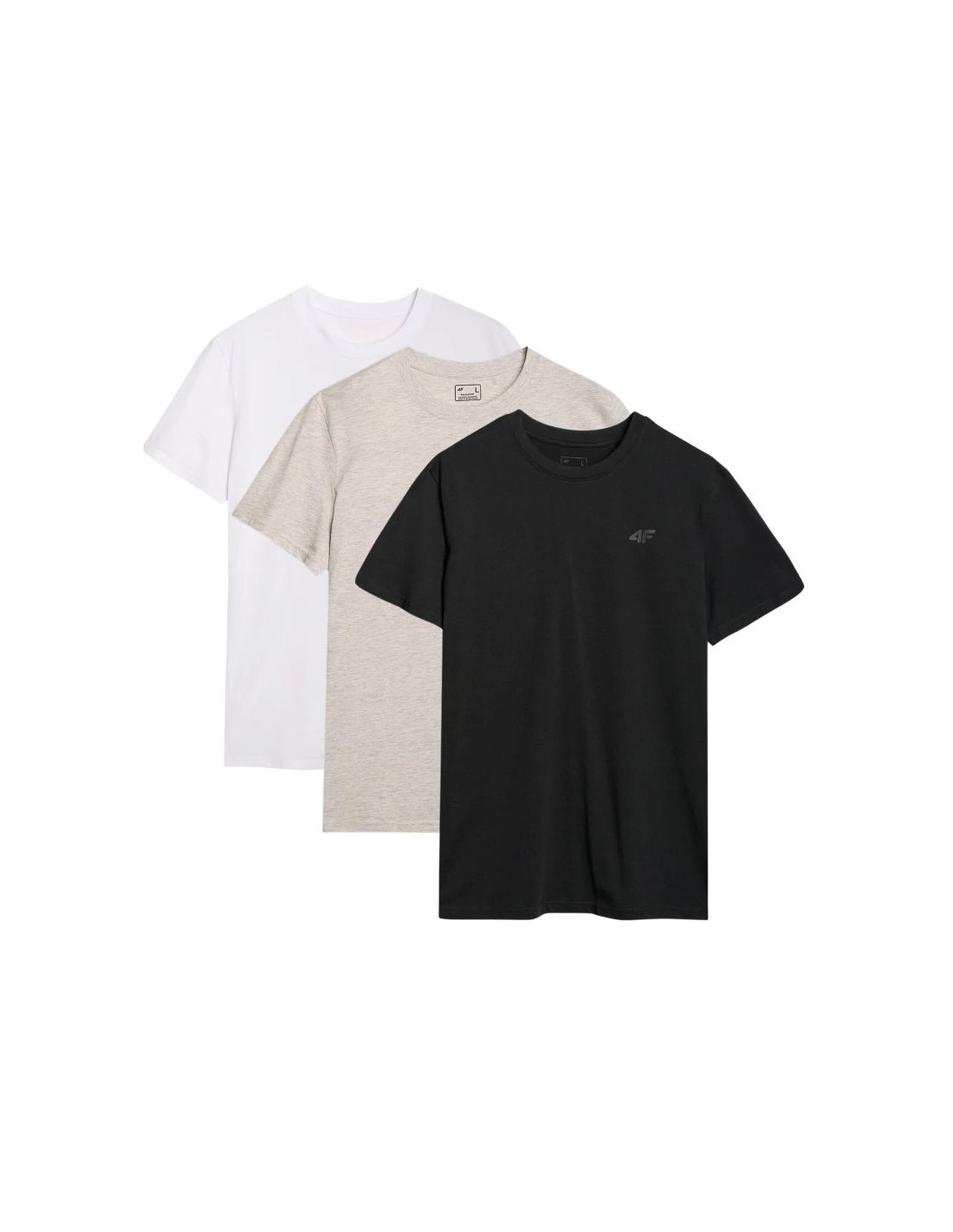 4f Men's Tshirt 3Piece Set 4F 3PSS4FWMM00TTSHM225691S 3PACK