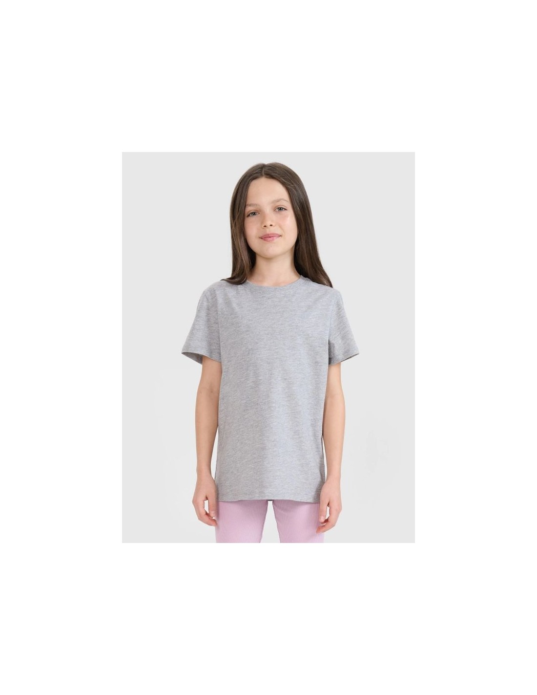 Regular plain girls' Tshirt 4F 4FJWSS25TTSHF217727M