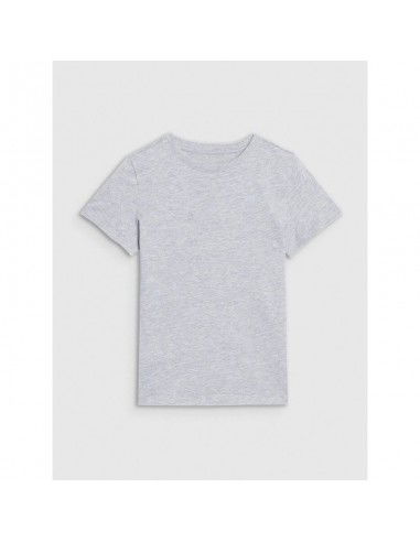 Regular plain girls' Tshirt 4F...