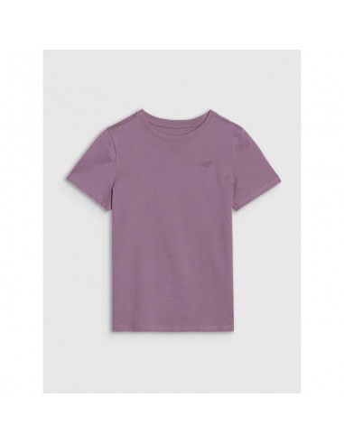 Regular plain girls' Tshirt 4F...