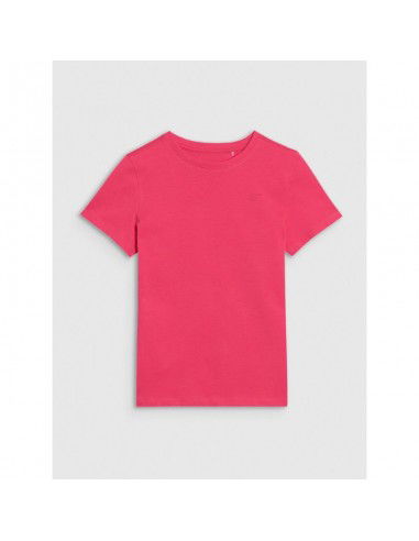 Regular plain girls' Tshirt 4F...