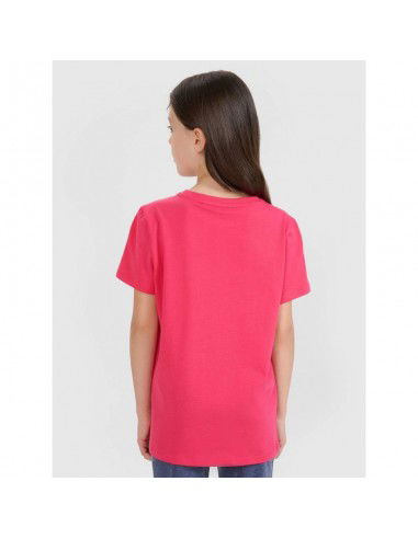 Regular plain girls' Tshirt 4F...