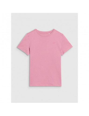 Regular plain girls' Tshirt 4F...