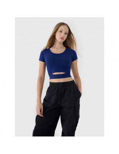 Women's crop top plain tshirt 4F...