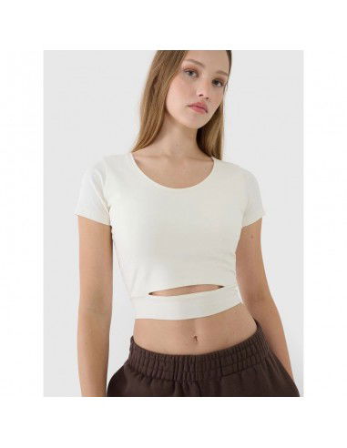 Women's crop top plain tshirt 4F...