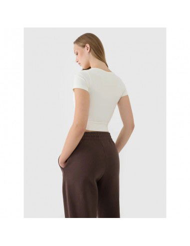 Women's crop top plain tshirt 4F...