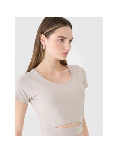 Women's crop top plain tshirt 4F...