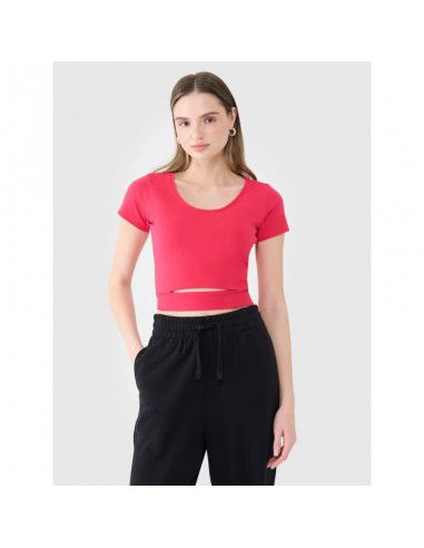 Women's crop top plain tshirt 4F...