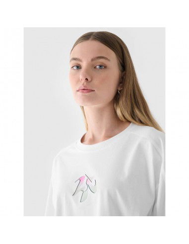 Women's oversize printed Tshirt 4F...