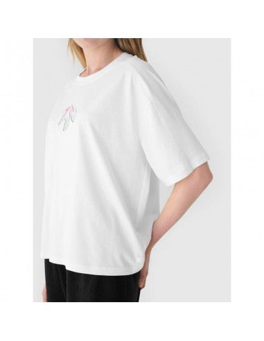 Women's oversize printed Tshirt 4F...