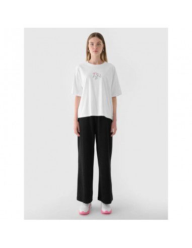Women's oversize printed Tshirt 4F...