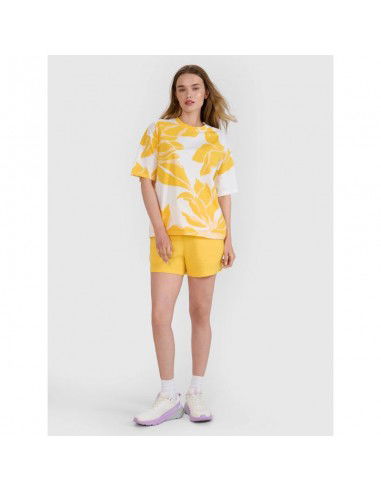 Women's oversize printed Tshirt 4F...