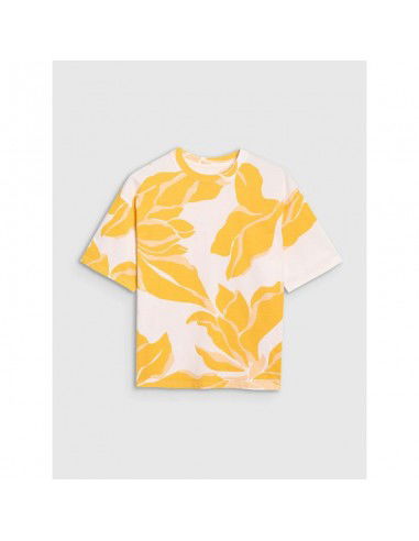 Women's oversize printed Tshirt 4F...