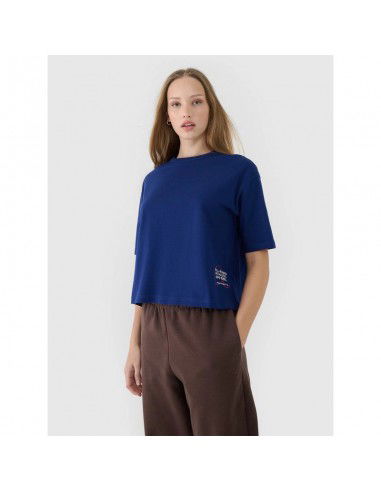 Women's oversize printed Tshirt 4F...