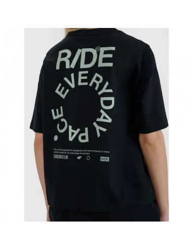 Women's oversize printed Tshirt 4F...