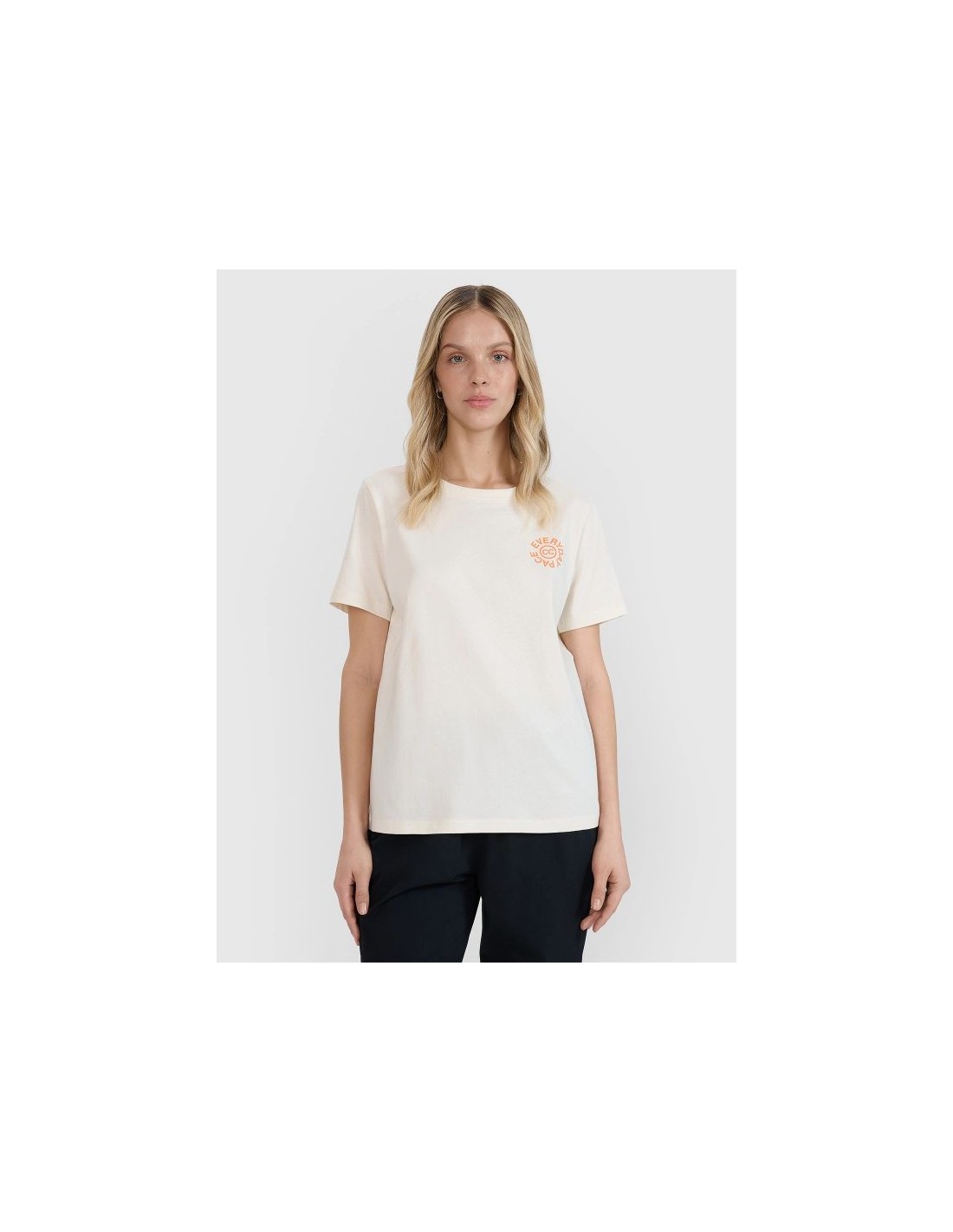 Women's oversize printed Tshirt 4F 4FWSS25TTSHF199411S