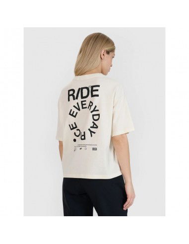 Women's oversize printed Tshirt 4F...