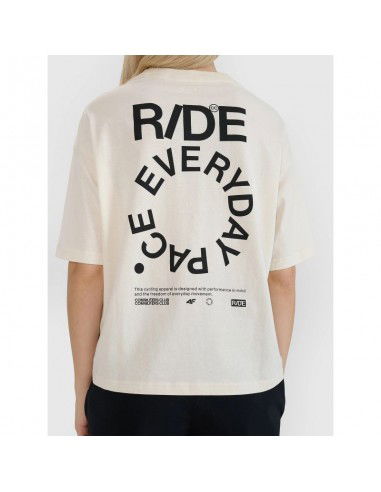 Women's oversize printed Tshirt 4F...