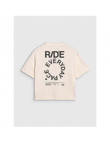 Women's oversize printed Tshirt 4F...