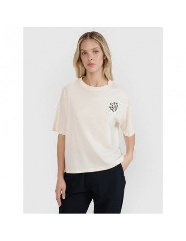 Women's oversize printed Tshirt 4F...