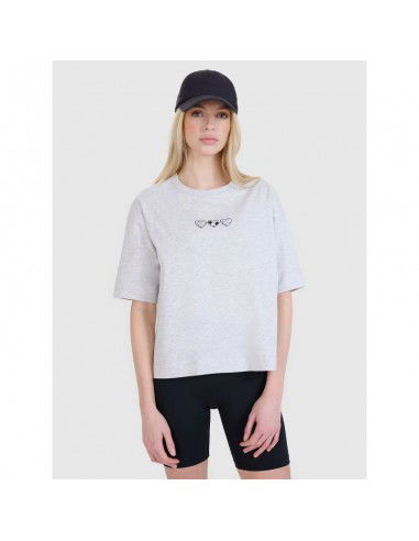 Women's oversize Tshirt with print 4F...