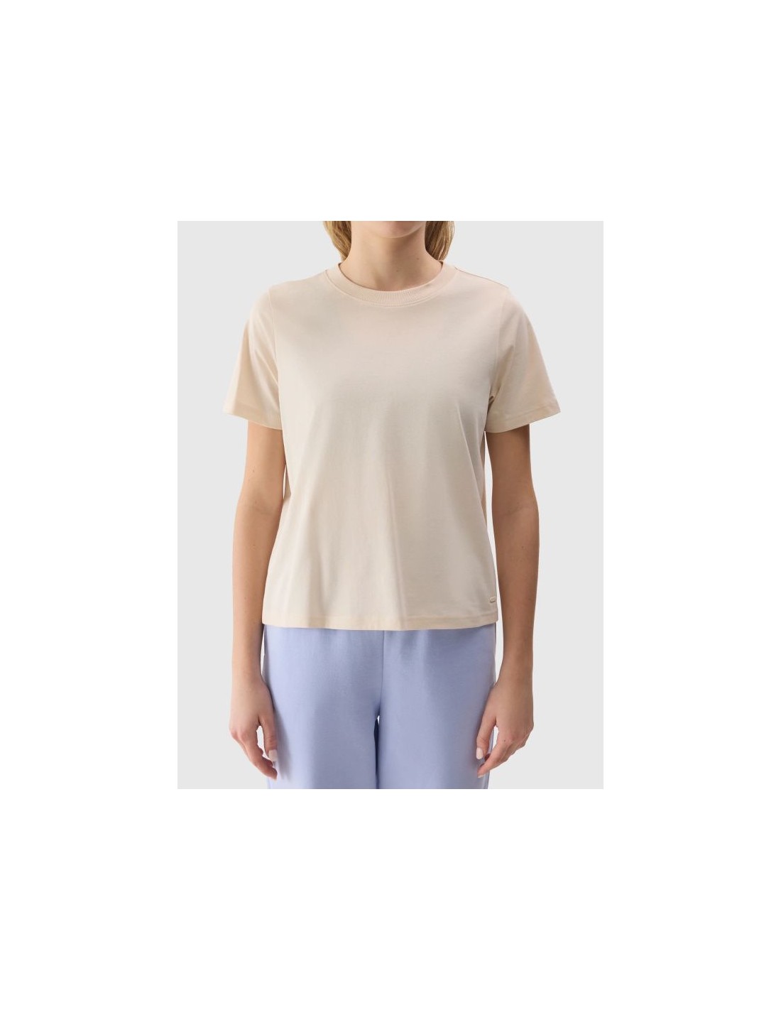 Women's plain organic cotton Tshirt 4F