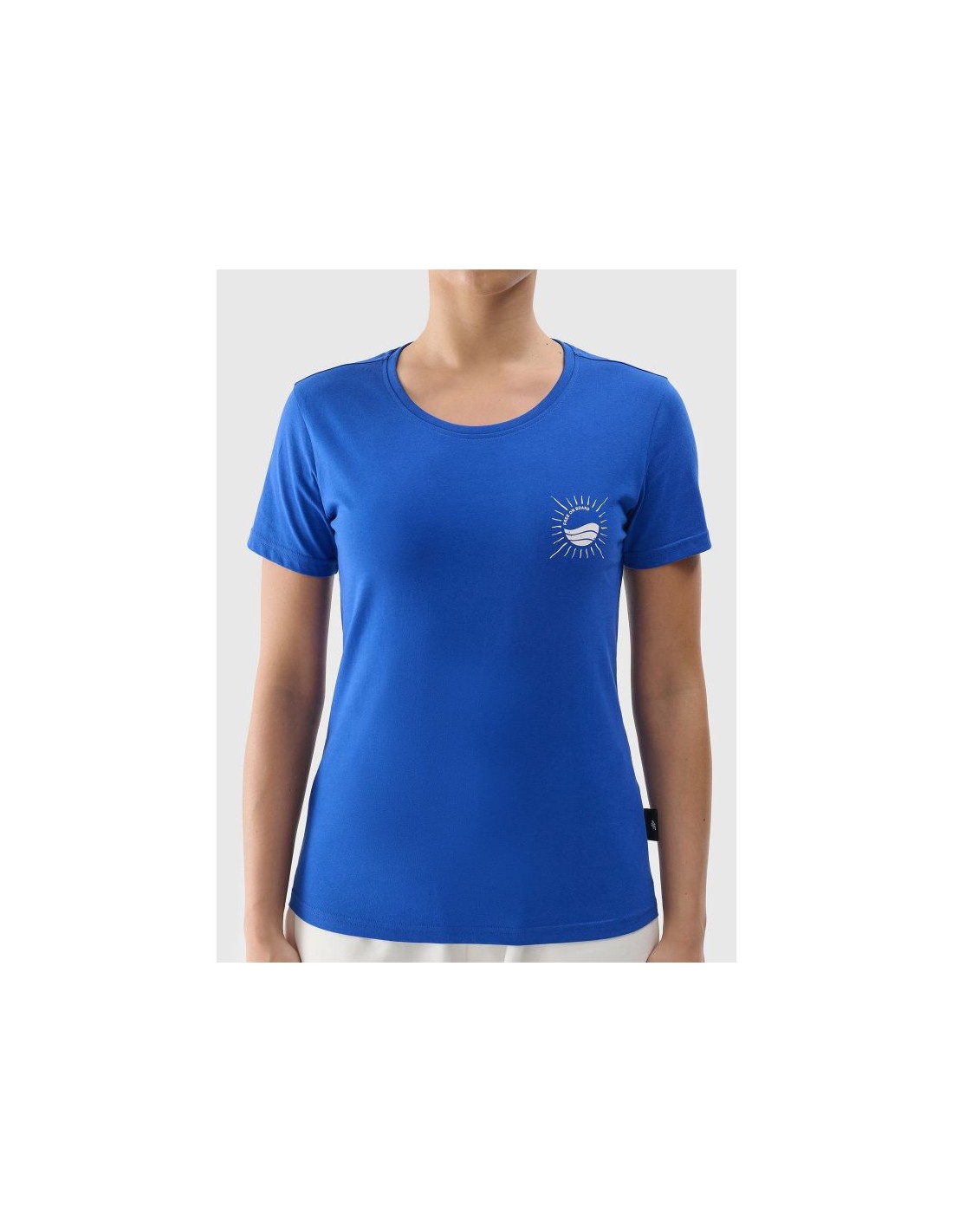 Women's regular printed Tshirt 4F 4FRSS24TTSHF254720S