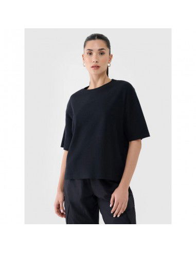 Women's regular waffle knit Tshirt 4F...