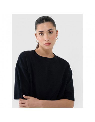 Women's regular waffle knit Tshirt 4F...