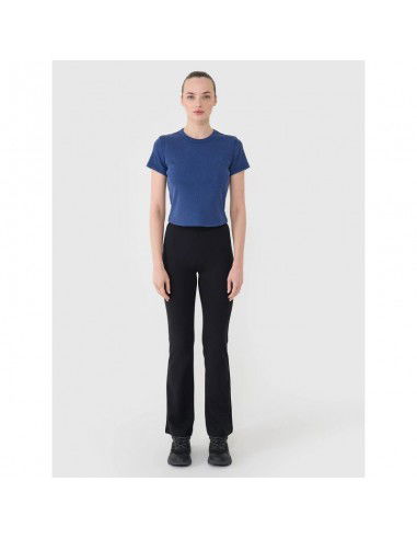 Women's slim ribbed tshirt 4F...