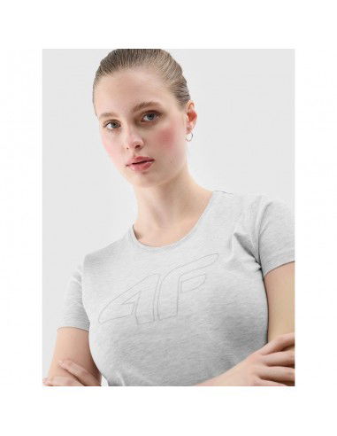 Women's slim Tshirt with logo 4F...