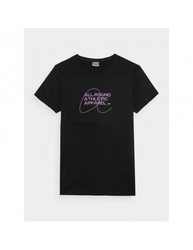 Women's slim Tshirt with print 4F 4FRSS24TTSHF249920S