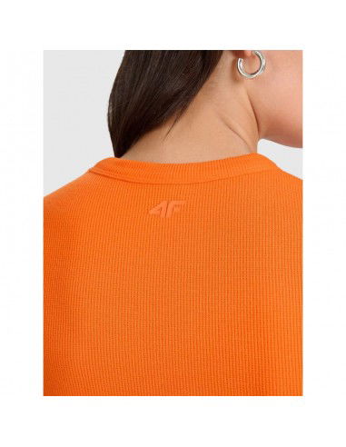 Women's slim waffle knit Tshirt 4F...