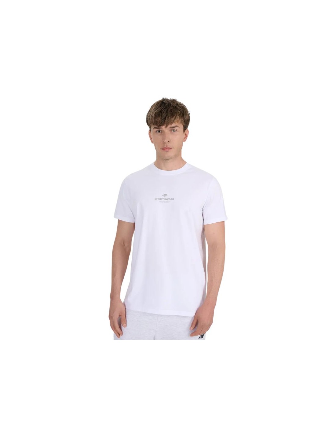 Men's Tshirt 4F M2961 white 4FWAW25TTSHM2961 10S