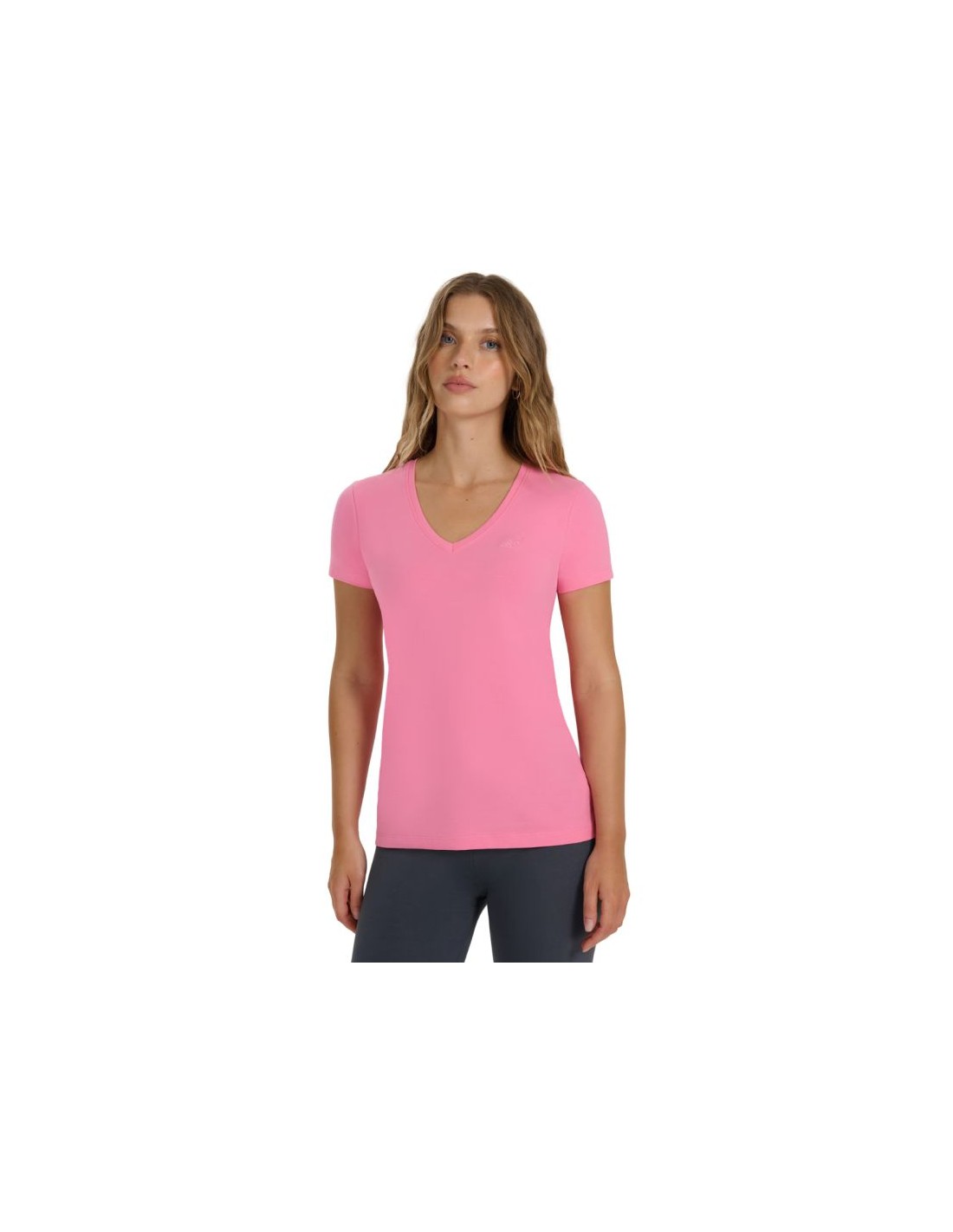 Women's Tshirt 4F F2969 pink 4FWAW25TTSHF2969 54S