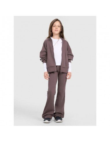 Girls' sweatpants with flared legs 4F...