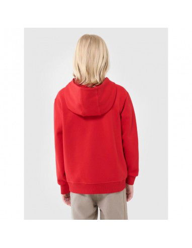 Boys' sweatshirt with a hood zipup 4F...