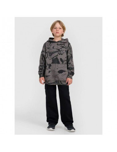 Boy's sweatshirt with hood open 4F...