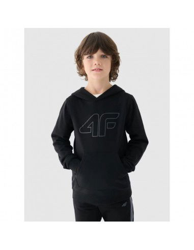 Boy's sweatshirt with hood open 4F...