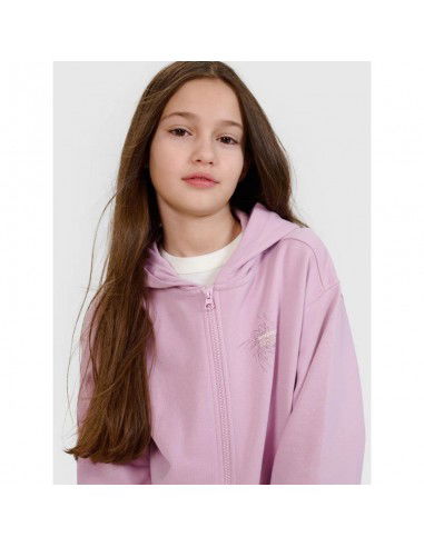 Girls' sweatshirt with a hood 4F...