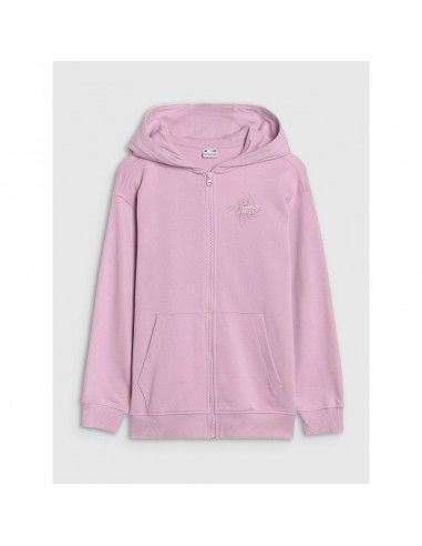 Girls' sweatshirt with a hood 4F...