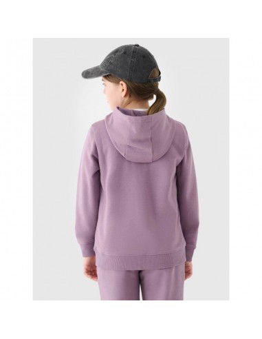 Girls' sweatshirt with a hood 4F...