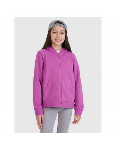 Girls' sweatshirt with a zipper and...