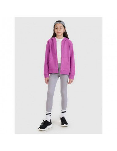 Girls' sweatshirt with a zipper and...