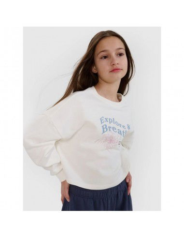 Girls' sweatshirt without a hood 4F...