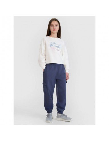 Girls' sweatshirt without a hood 4F...