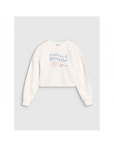 Girls' sweatshirt without a hood 4F...