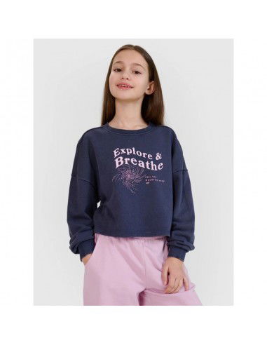 Girls' sweatshirt without a hood 4F...