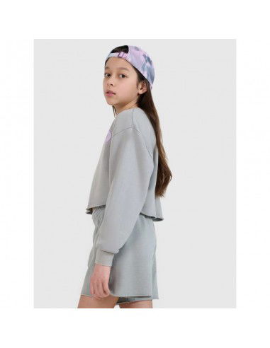 Girls' sweatshirt without a hood 4F...