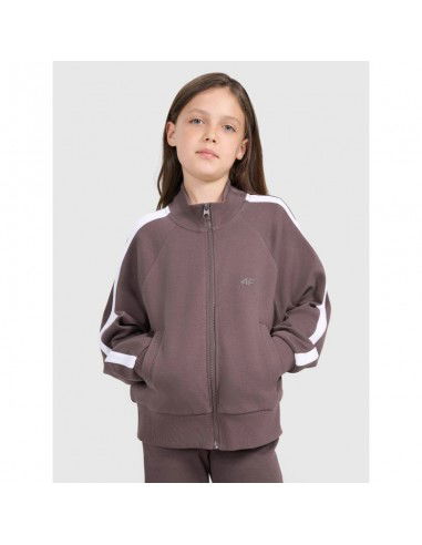 Girls' zipup sweatshirt without hood...